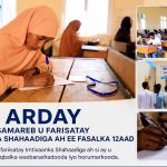 Sheekh Aadan Madoobe oo xilka Guddoomiyaha Golaha Shacabka ku wareejiyey Ku-xigeenkiisii Sacdiya Yaasiin Xaaji Samatar.