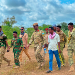 Taliyaha Ciidanka Dhulka Xoogga Dalka oo gaaray Magaalada Dhuusamareeb.